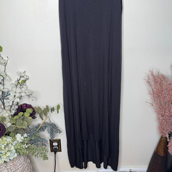 UNIVERSAL STANDARD Athena Divine Jersey Maxi Dress Black Sz 10/12 {A24} - Picture 3 of 7